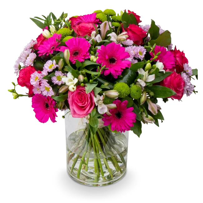 Bouquet of pink flowers